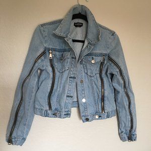 Bebe jeans jacket size M